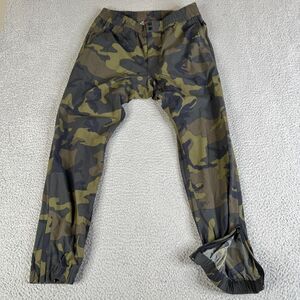 Nike Camo Jogger Pants Mens XL Green Sweatpants Stretch 31x28 Outdoor 716428-301